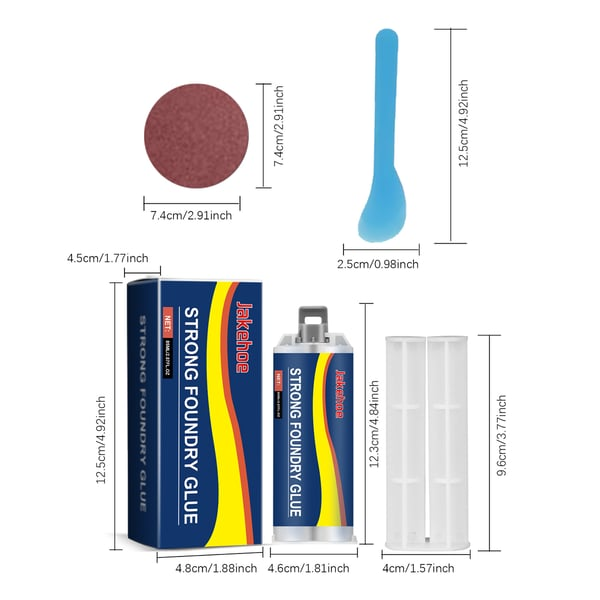 🔥LAST DAY 49% OFF - Casting Repair Glue✨(Industrial-Strength, Non-Toxic, Bonding for Metal)